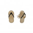 Flip Flop Postback Earrings with Enamel 10mm
