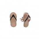 Flip Flop Postback Earrings Rose Gold with Enamel 10mm