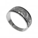 Leialoha White Gold Ring with Enamel 8mm