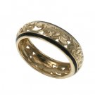 Mau Loa Dome Ring with Enamel 6mm