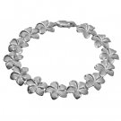 Queen Plumeria Bracelet White Gold 9mm