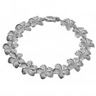 Queen Plumeria Diamond Bracelet White Gold 11mm