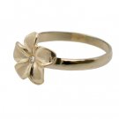 Queen Plumeria Diamond Ring 9mm