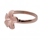 Queen Plumeria Ring Rose Gold 11mm
