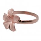 Queen Plumeria Ring Rose Gold 15mm