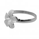 Queen Plumeria Ring White Gold 11mm