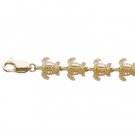 Turtle Gold Bracelet 12mm