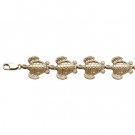 Turtle Gold Link Bracelet 20mm