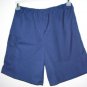 Ladies Modest Shorts-Navy Blue-Handmade-Size 10