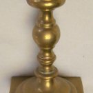 Brass Candlestick - 2 5/8" square base - vintage