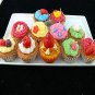 cupcake candle set for wedding and party favor sampler