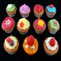 cupcake candle set for wedding and party favor sampler