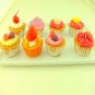 cupcake candle set for wedding and party favor sampler