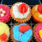 cupcake candle set for wedding and party favor sampler