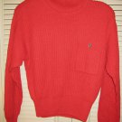 Huntington Ridge Red Turtleneck Long Sleeve Sweater Medium USA/Canada-Free ship.