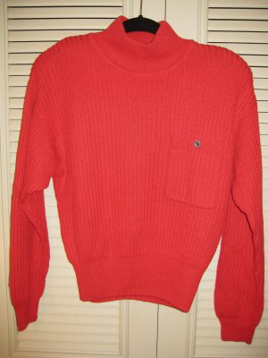Huntington Ridge Red Turtleneck Long Sleeve Sweater Medium USA/Canada-Free ship.