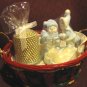Christmas Basket with two Candles