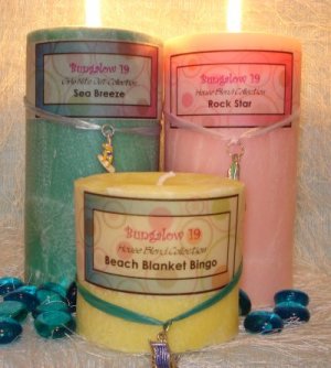 3x9 Palm Wax Pillar Candle