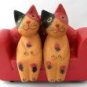 rabbit/red sofa