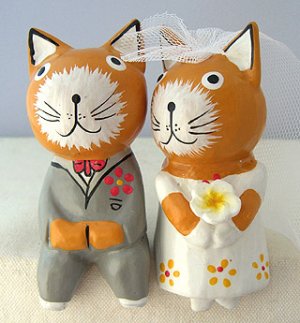 cats/ wedding