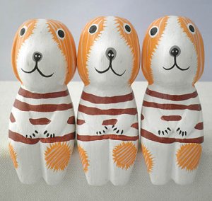 three dogs
