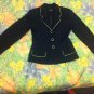 Black and Green / Lime Ladies Tailored Fitted Jacket ‘Detour’ - Size 10
