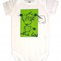 "Ninja Cow" Onesies (4-pack)