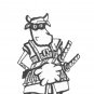 Samurai Cow Postcards - Set of 3