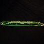 Beaded Ribbon Bracelet-Green