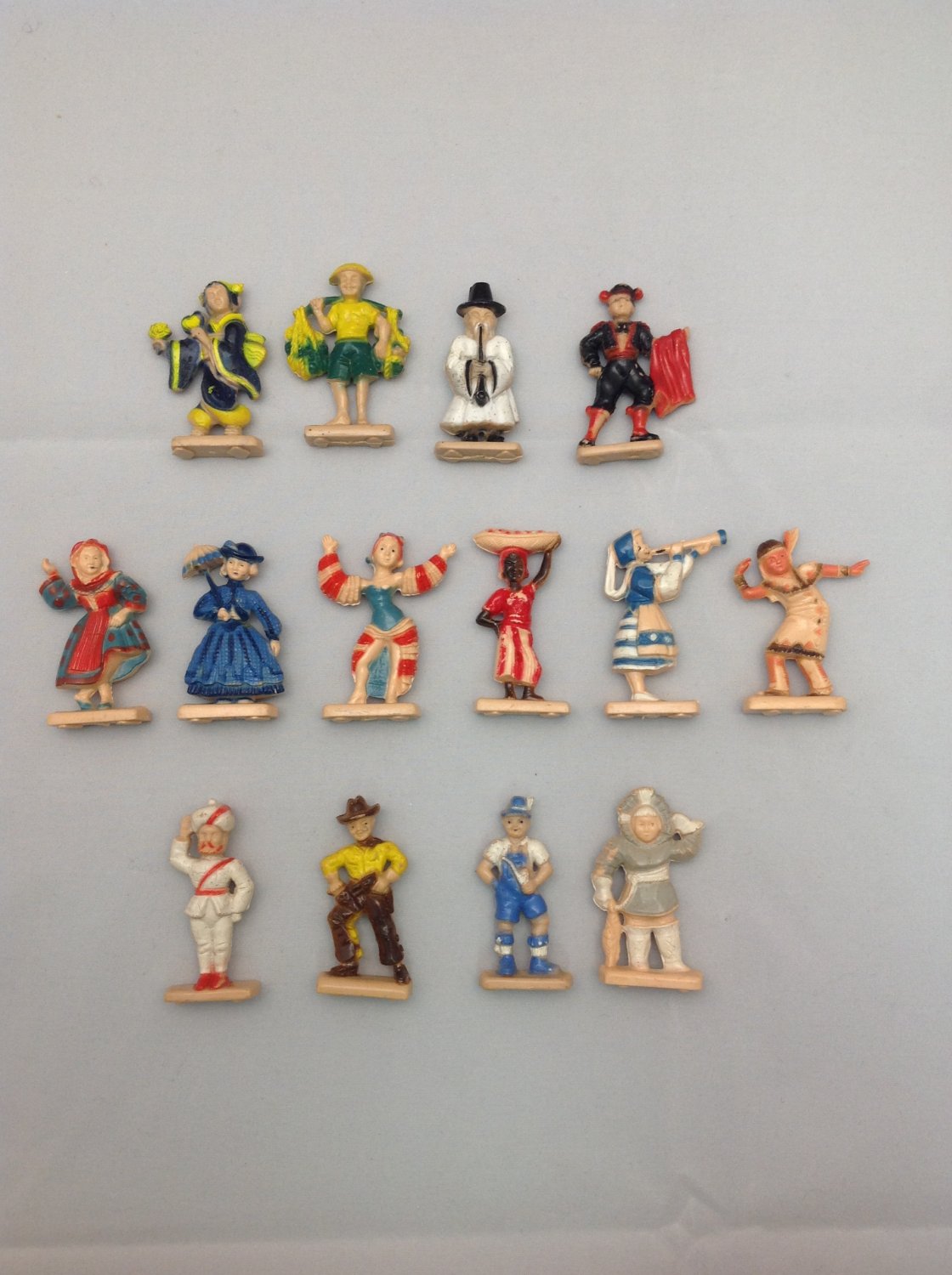 Commonwealth Plastics “Dolls of Our World” Miniature Figurines. 1950's