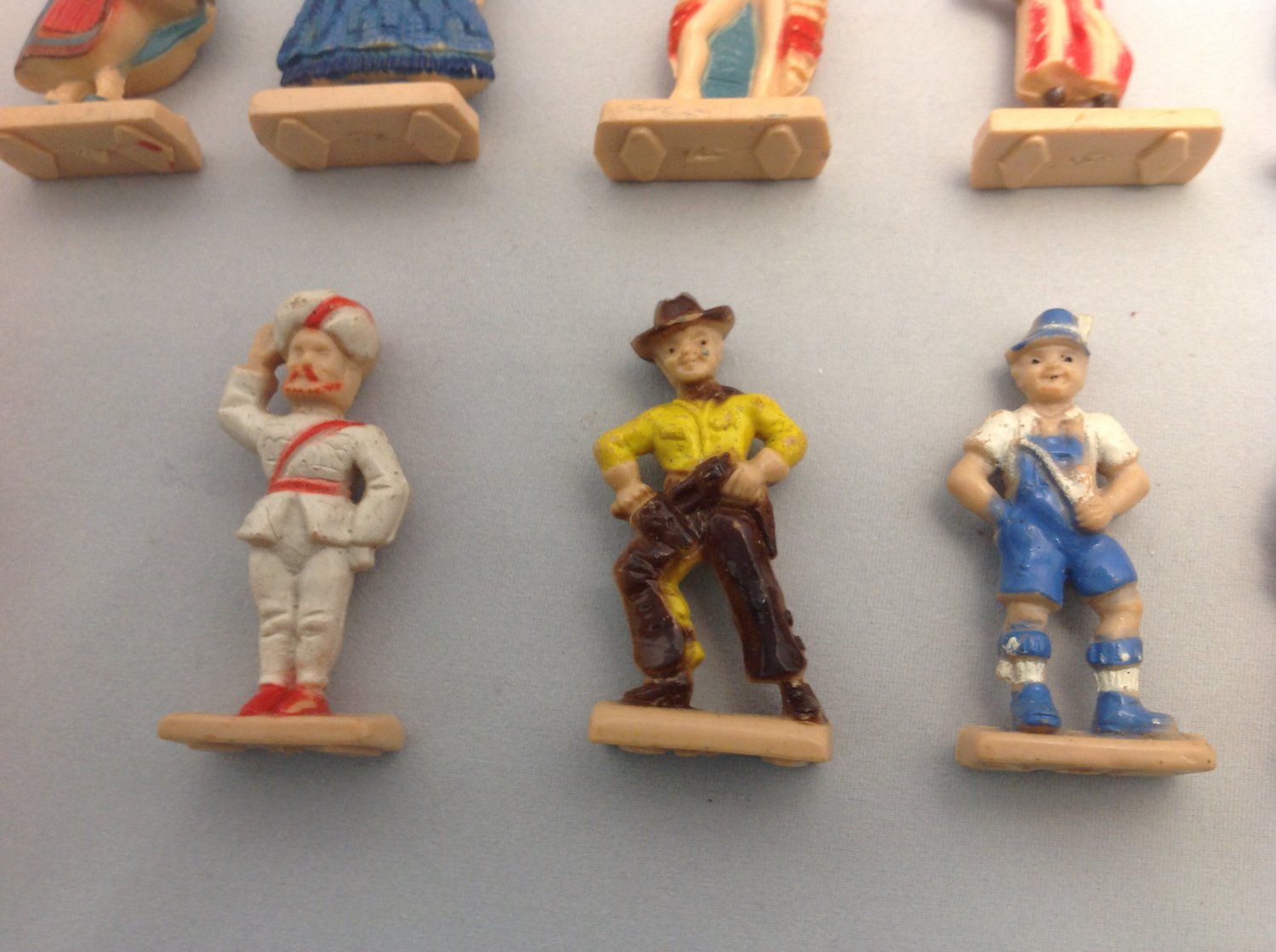 Commonwealth Plastics “Dolls of Our World” Miniature Figurines. 1950's