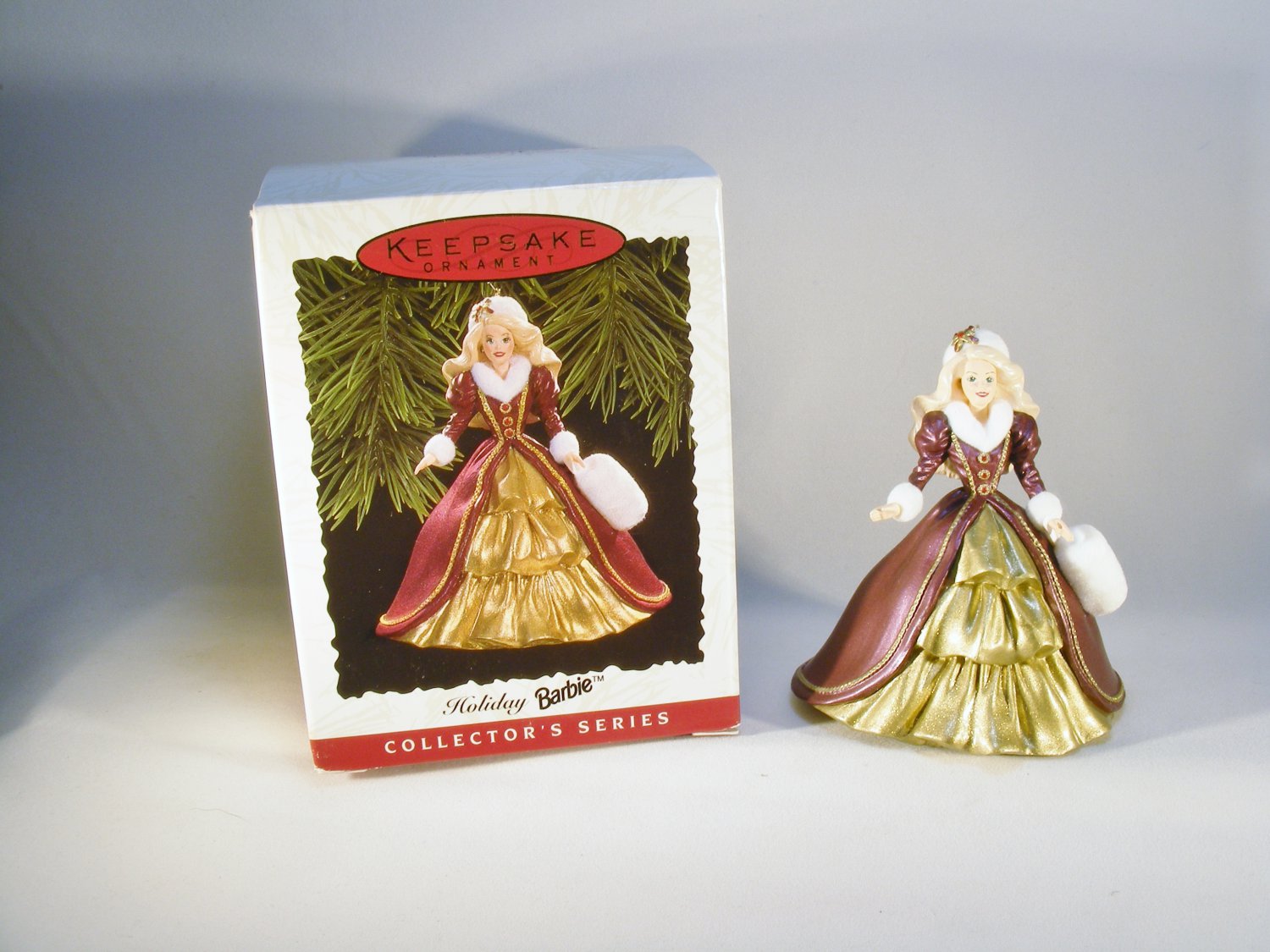 hallmark keepsake ornament holiday barbie collector's series