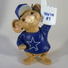 Hallmark 1996 NFL Collection Dallas Cowboys- Mouse - “We're #1” Ornament