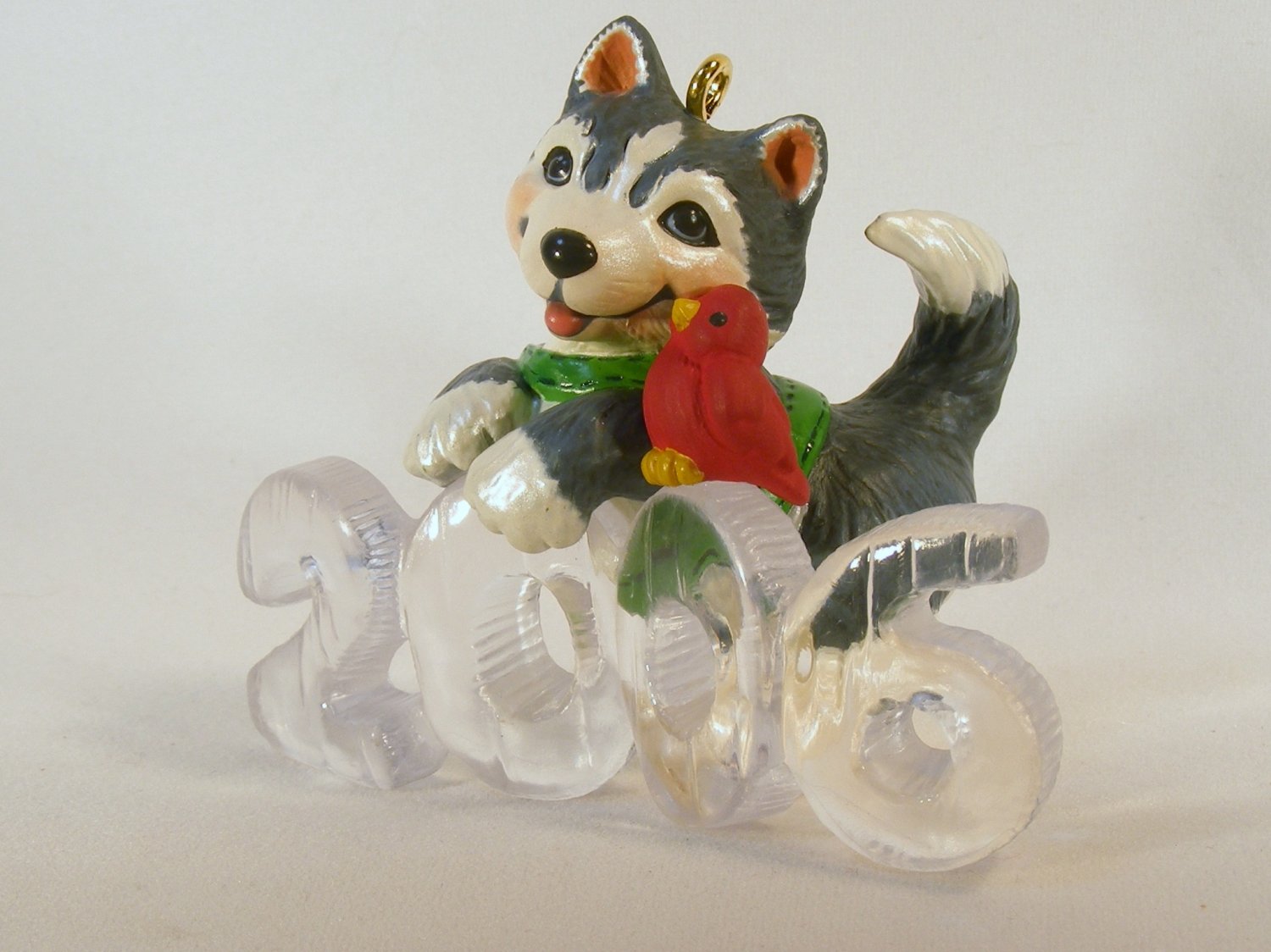Hallmark 2006 Cool Decade 7 Husky Ornament.
