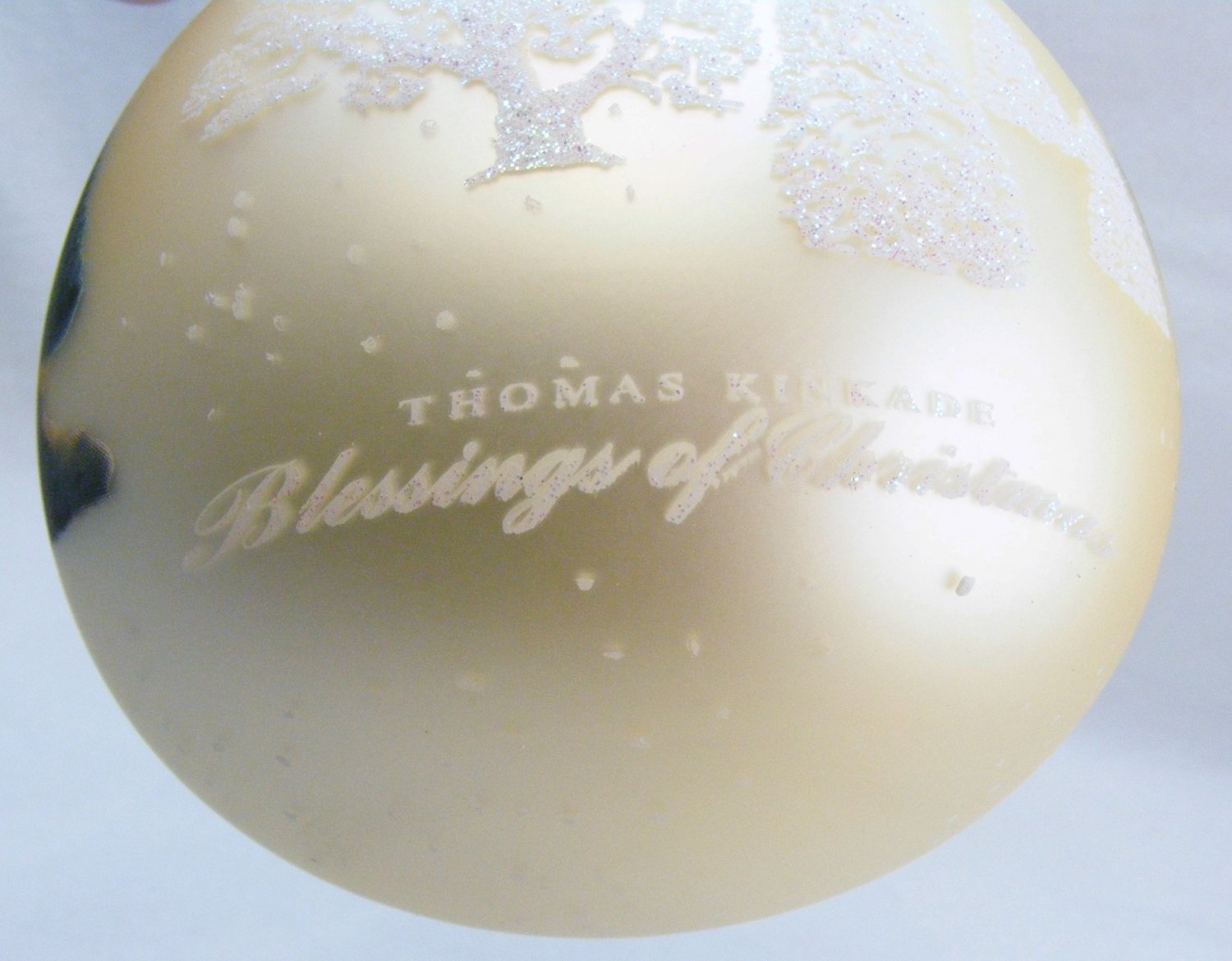 Thomas Kinkade “blessing Of Christmas” Ornament Brushworks Collection