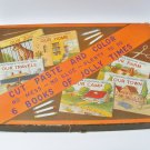 1939 Sam'l Gabriel Sons & Co. Cut, Paste and Color Books, Jolly Times, Box Set of 5.
