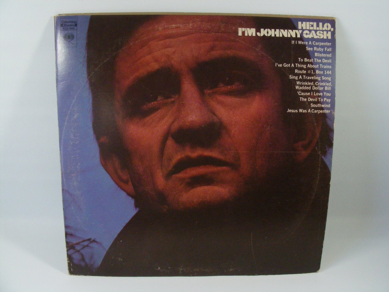 Johnny Cash Hello, I'm Johnny Cash 1970 Columbia Vinyl LP Record