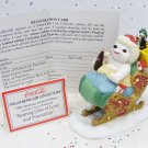 COCA COLA Polar Bear Cubs "Bearing Gifts of Friendship & Love" Figurine, Vintage 1996