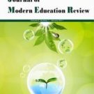 Journal of Modern Education Review