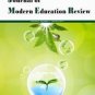 Journal of Modern Education Review