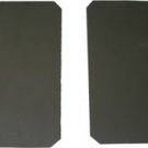 Stainless steel foot pads (without cables)