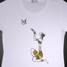 Peace & Hope T Shirt for Women, Yellow - New in Package  (Women's Medium)