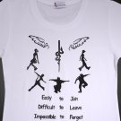 School T Shirt College Student T Shirts for Women, New   (Women's Large)