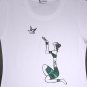 Hope & Peace T Shirt for Women, Green - New in Package!   (Women's Large)