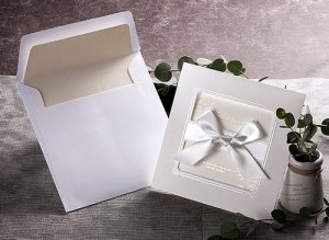 Timeless Luxury Wedding Invitation with RSVP