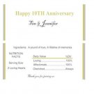 10th Anniversary Hershey Bar Wrapper