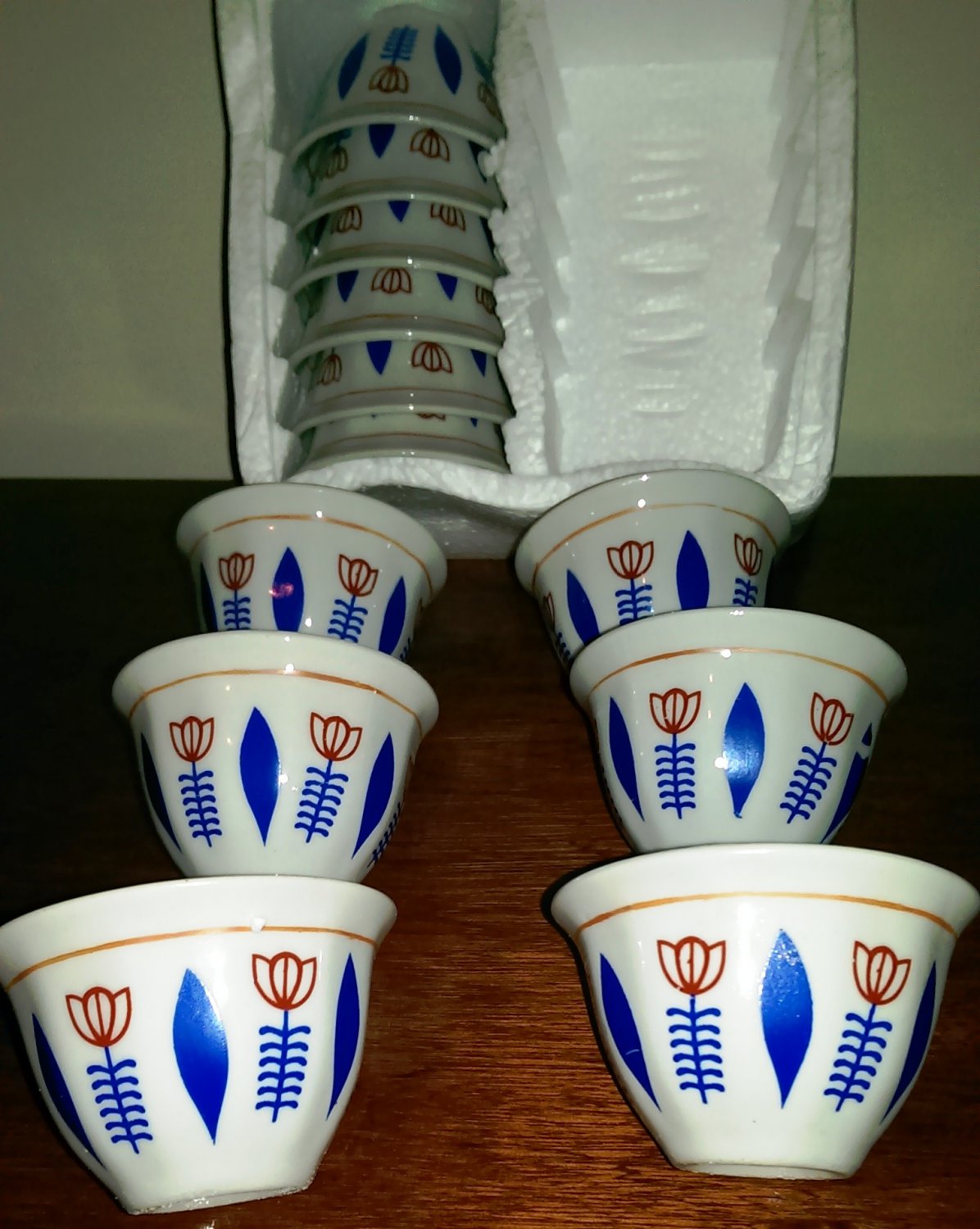 Traditional Ethiopian (Eritrean) coffee cups (Cinis) free shipping through out the world.