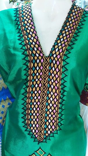 Hand Made Ethiopian (Eritrean) Habesha green mini Dress.Free Shipping ...