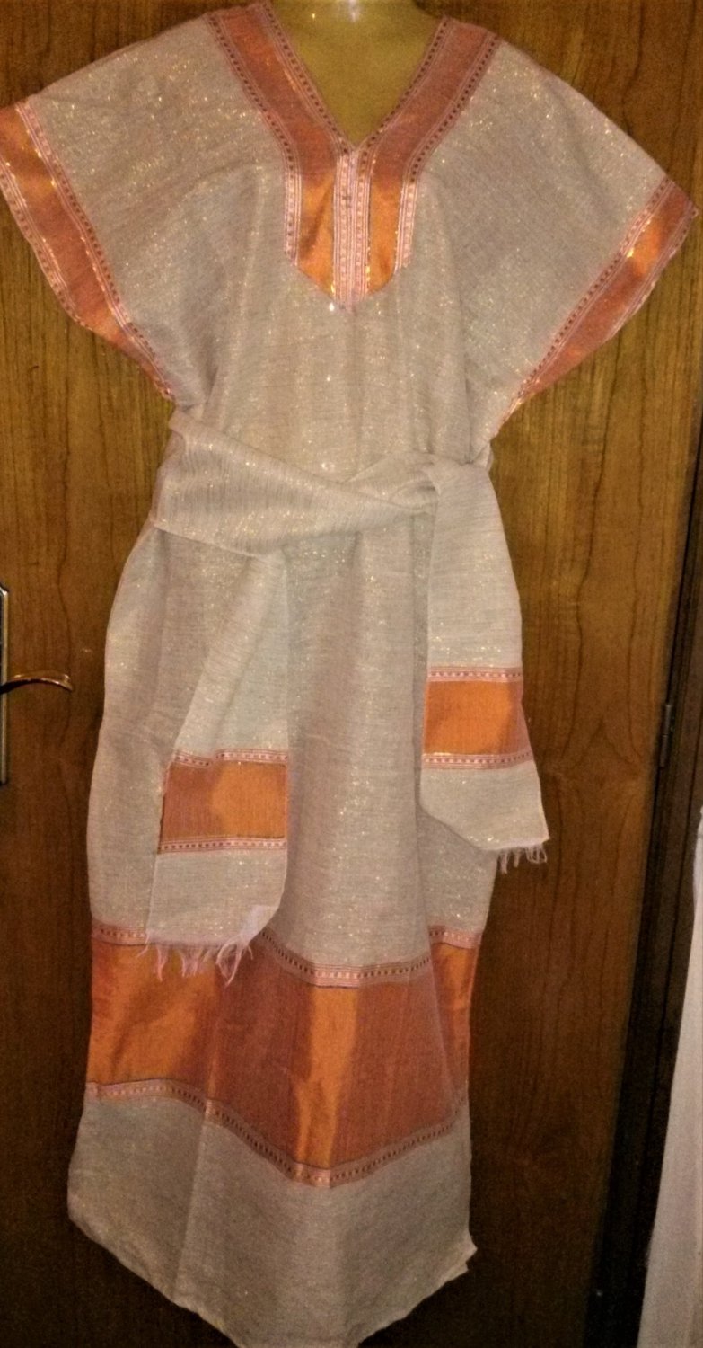 Ethiopian/Eritrean,Habeshan Brand new Orange coffee dress. Limited time