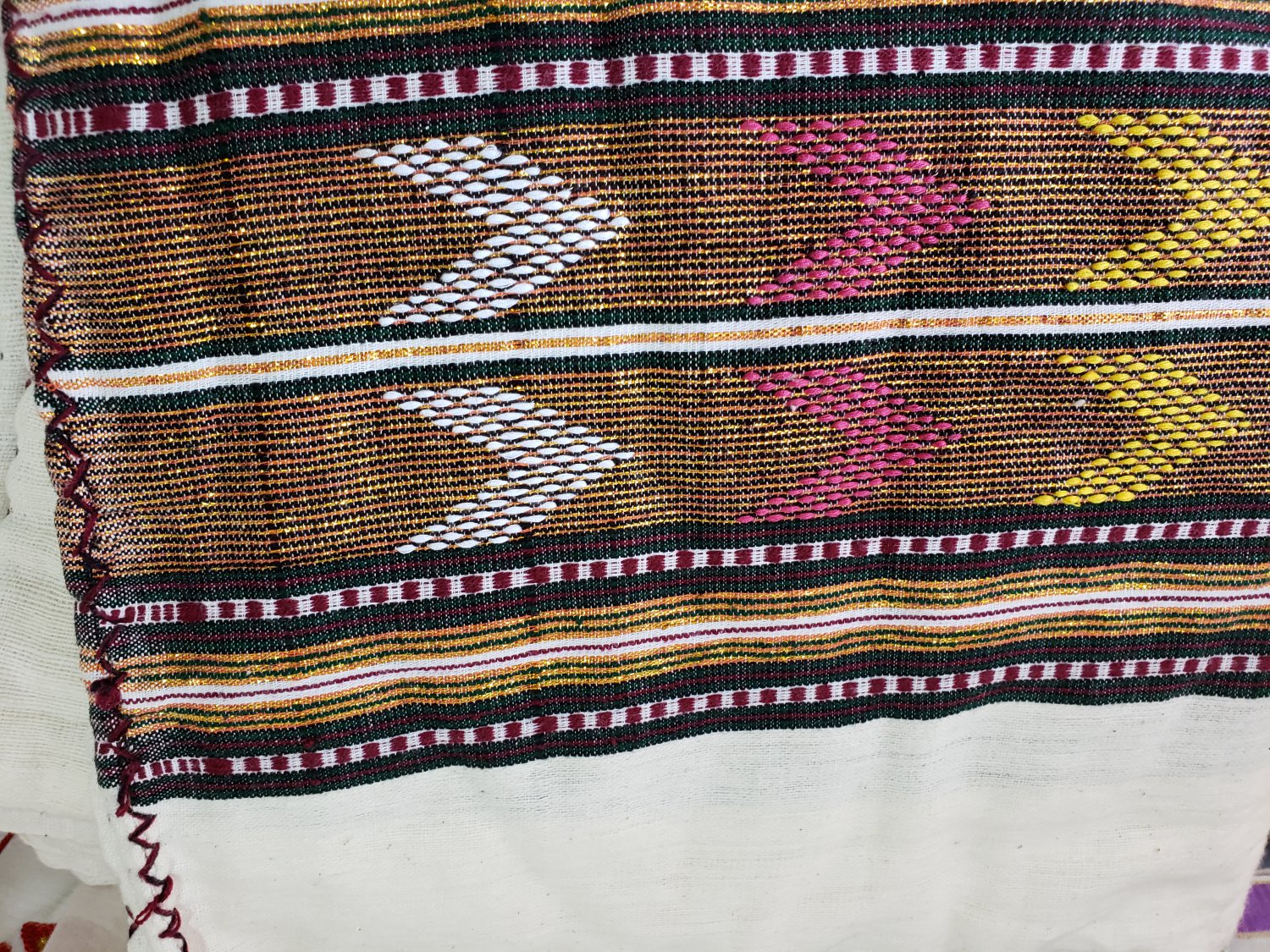Ethiopian/Eritrean Hand Made new design Gabi, Blanket. 100 Cotton